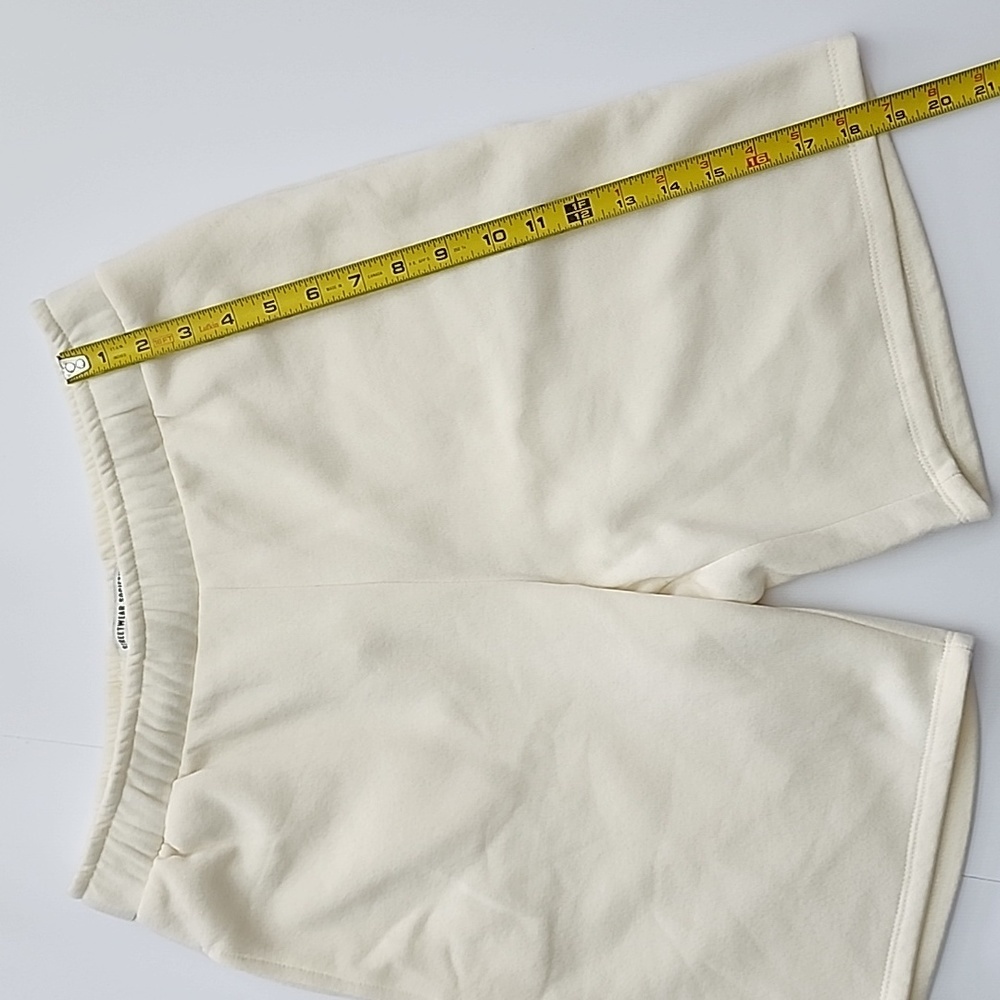 Streetwear Society Active Women's Cream Shorts Fleece Lined Stretch Pockets M - Picture 12 of 12